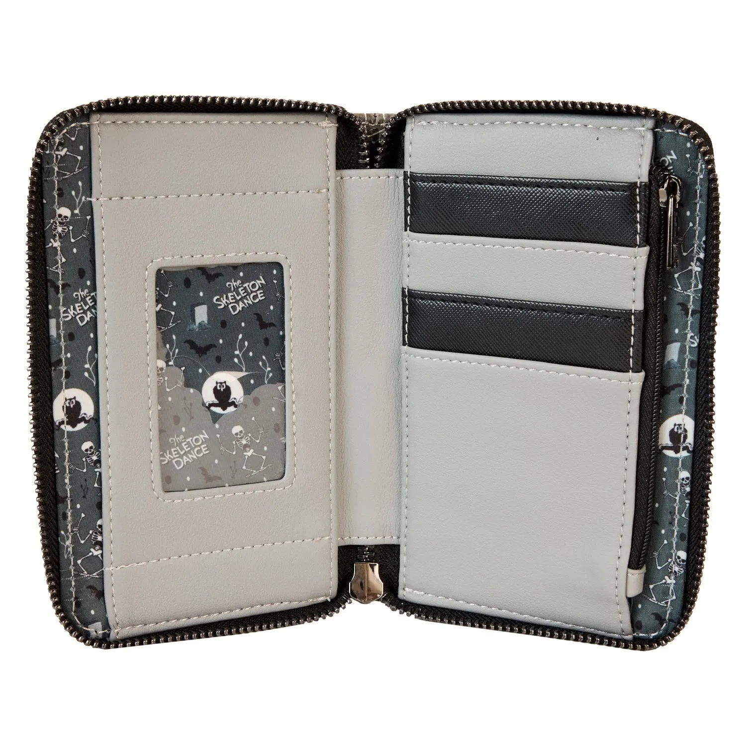 Loungefly x Disney Skeleton Dance Zip Around Wallet