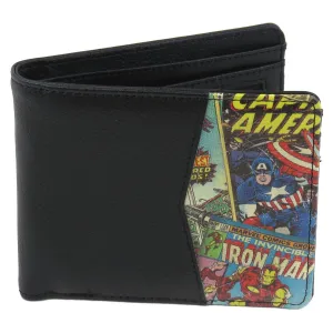 Marvel Retro Comic Print Bi-Fold Wallet