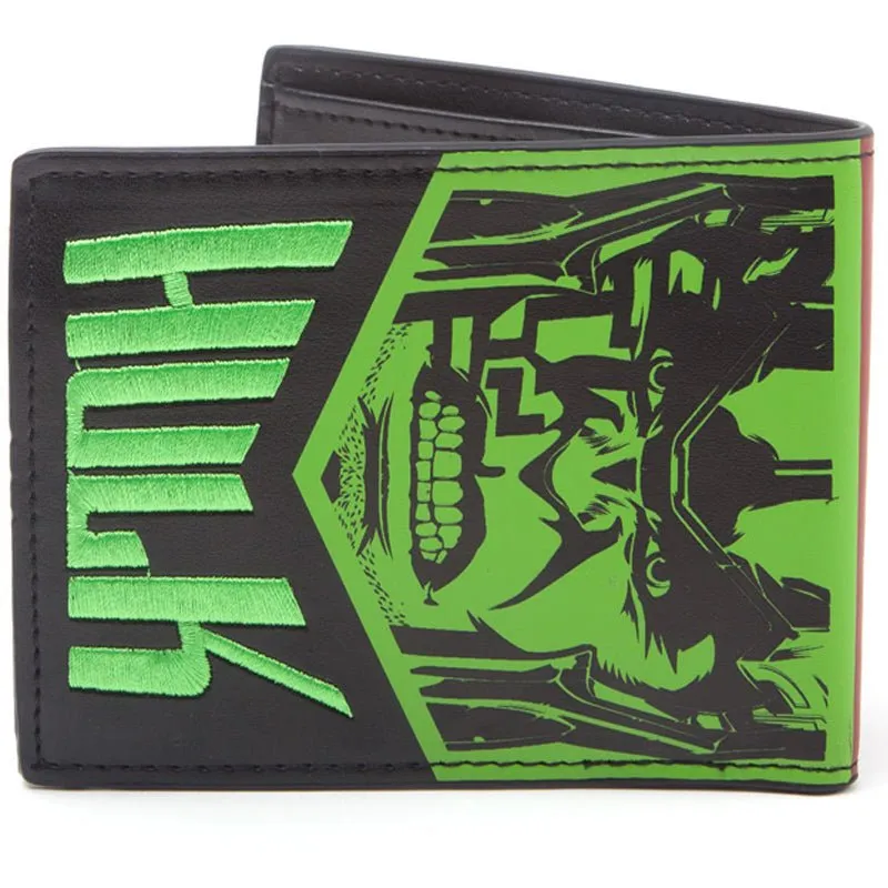 Marvel Thor and The Hulk Embroidered Bi-Fold Wallet