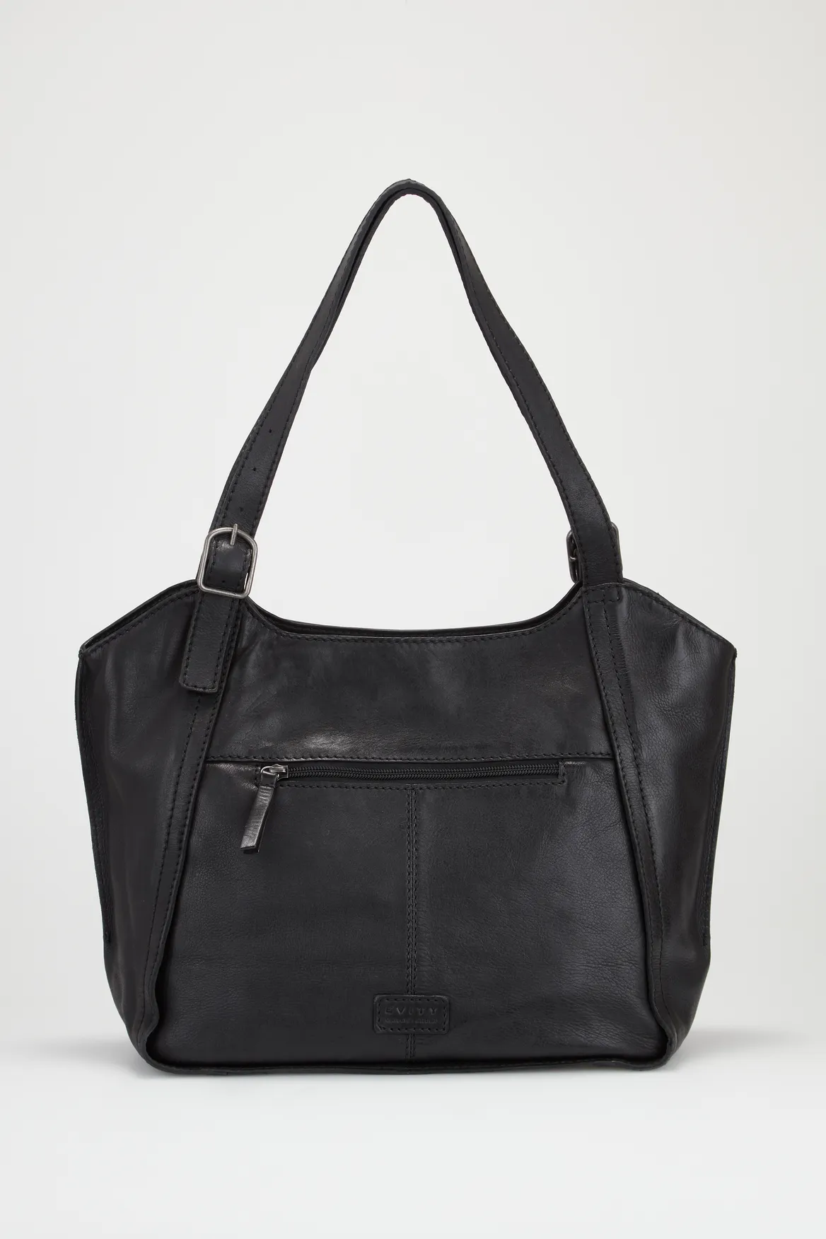Maya Leather Buckle Tote Bag