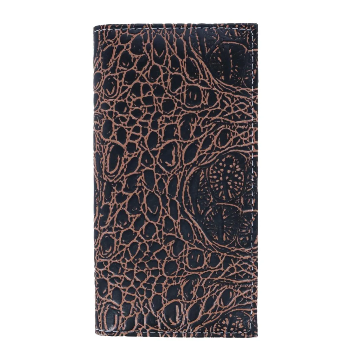 Men's Alligator Print Roper Wallet and Checkbook Holder
