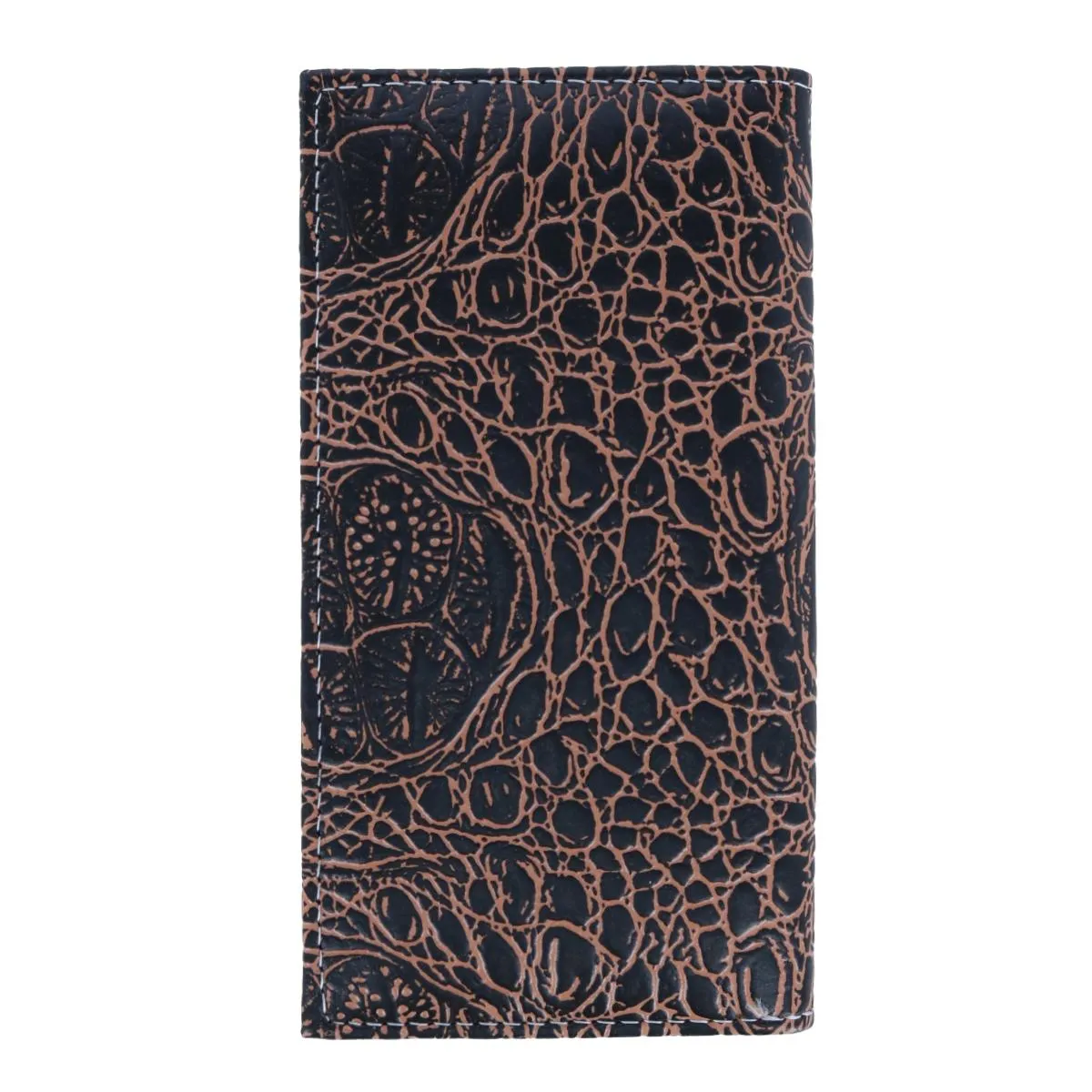 Men's Alligator Print Roper Wallet and Checkbook Holder