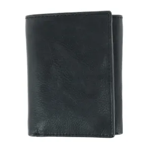 Men's American Bison Leather RFID Trifold Wallet