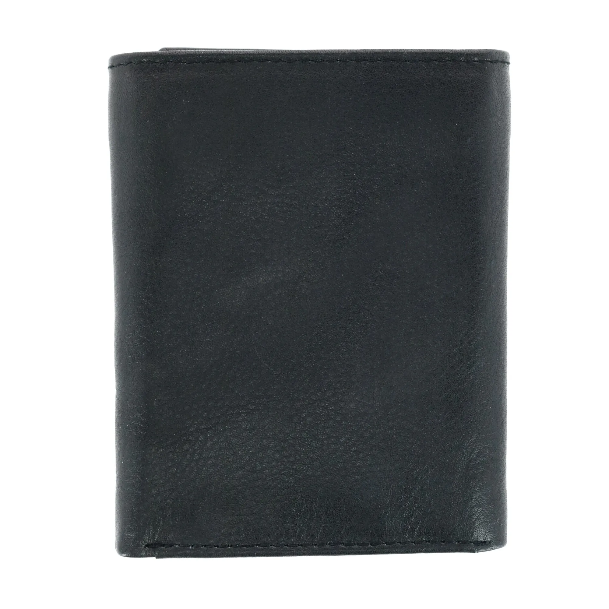 Men's American Bison Leather RFID Trifold Wallet