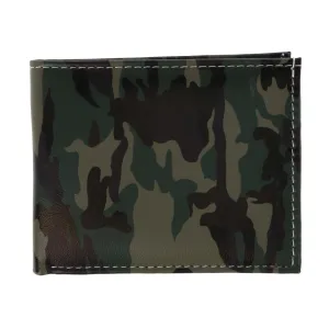 Men's Camo Print Bifold Wallet