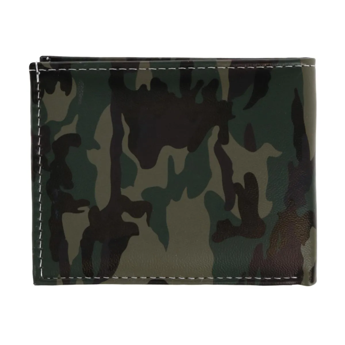 Men's Camo Print Bifold Wallet