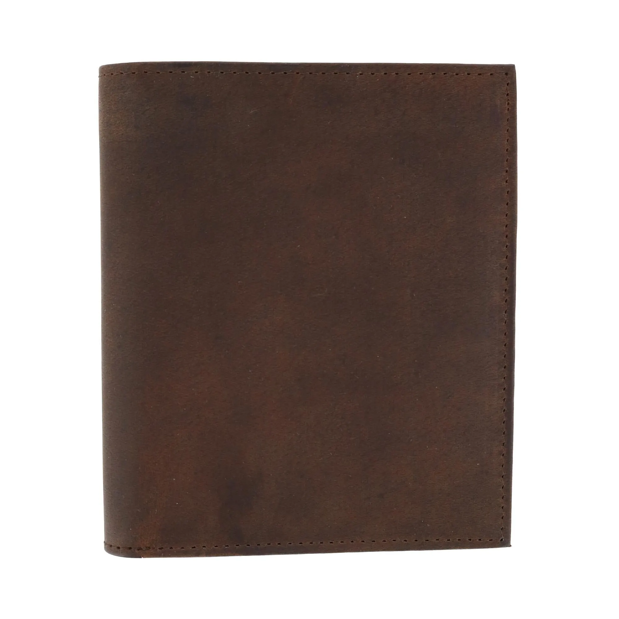 Men's Distressed Hunter Leather RFID Hipster Wallet