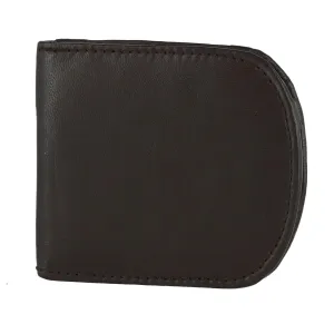 Men's Leather Front Pocket C-Fold Taxi Wallet
