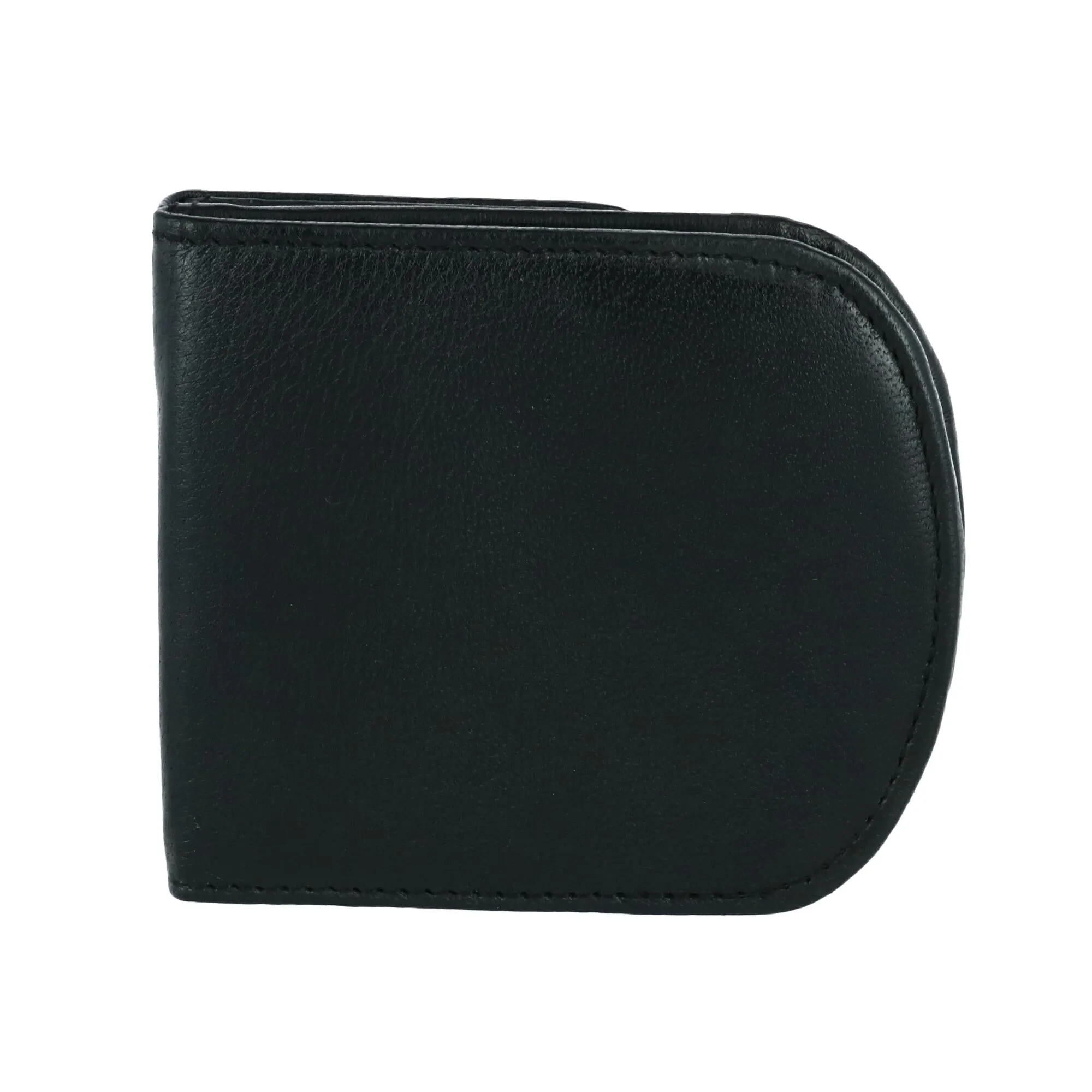 Men's Leather Front Pocket C-Fold Taxi Wallet