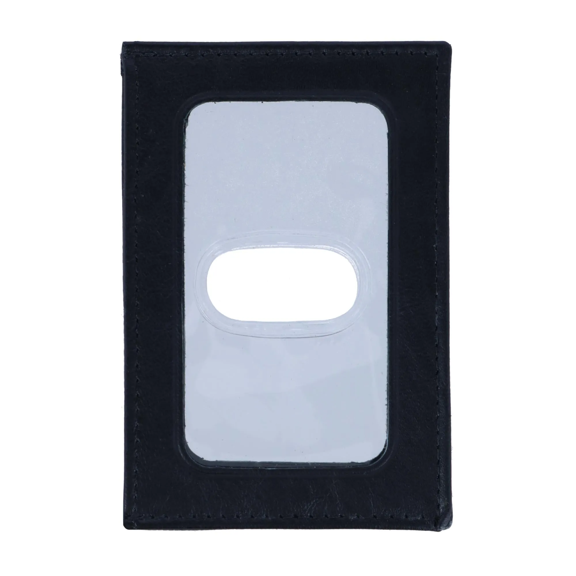 Men's RFID Nappa Leather Removable ID Trifold Wallet