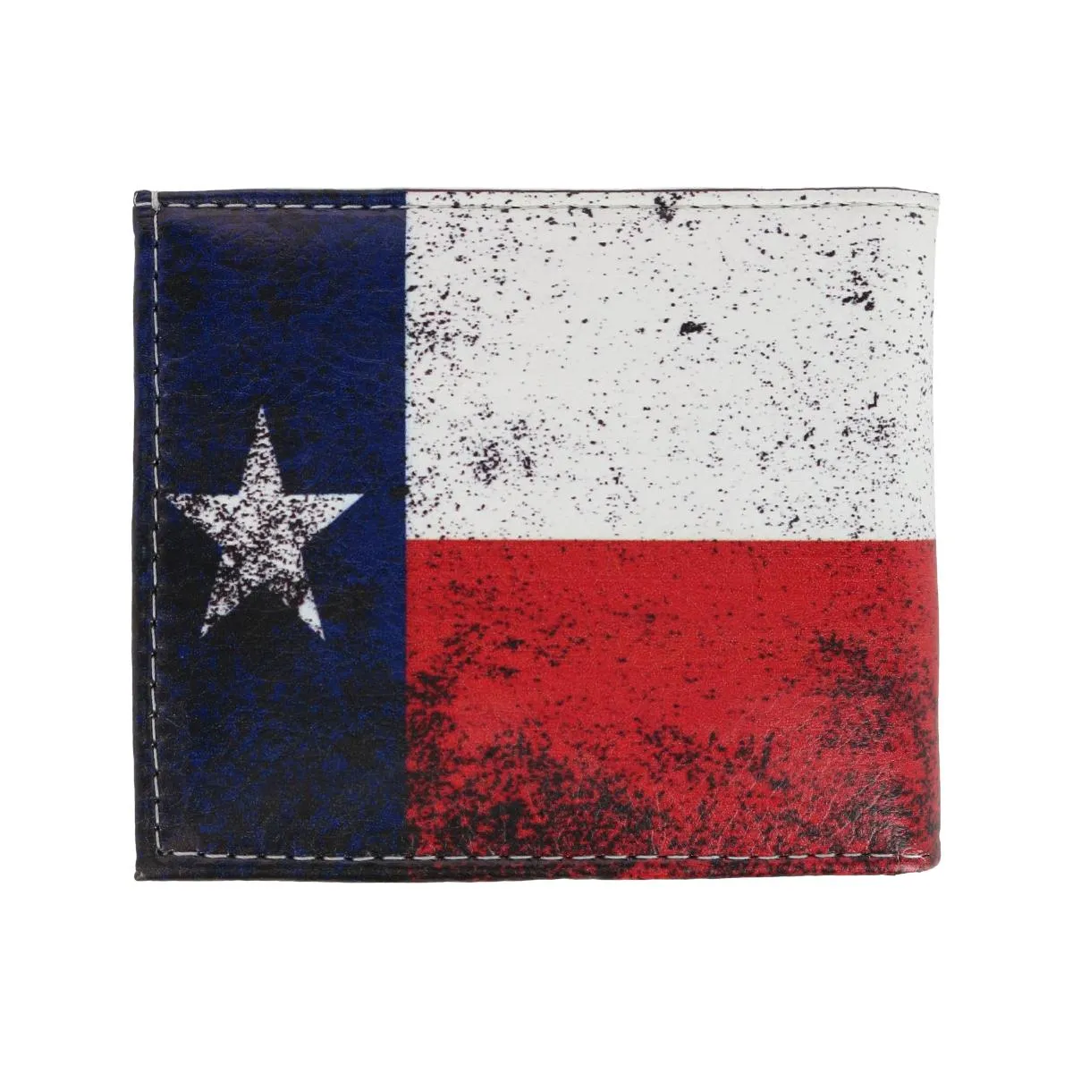 Men's Vintage Texas Flag Bifold Wallet