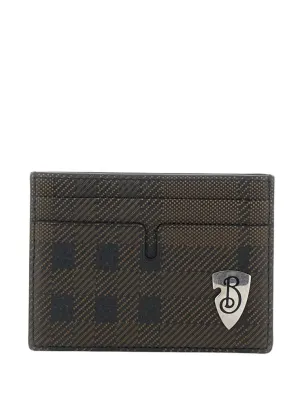 Metallic Logo Beige Wallet
