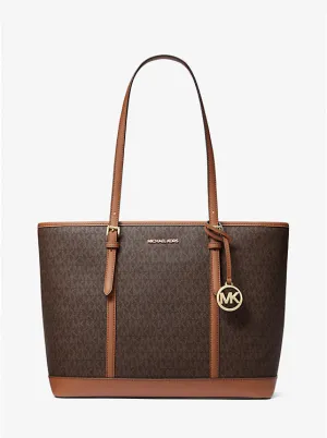 M.I.C.H.A.E.L K.O.R.S Jet Set Travel Small Logo Top-Zip Tote Bag