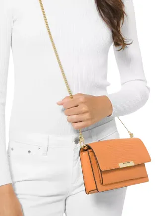 Michael Michael Kors Jade Extra Small Leather Wallet Crossbody