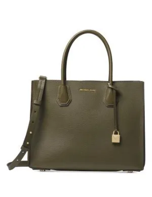 Michael Michael Kors Mercer Accordion Pebble Leather Tote