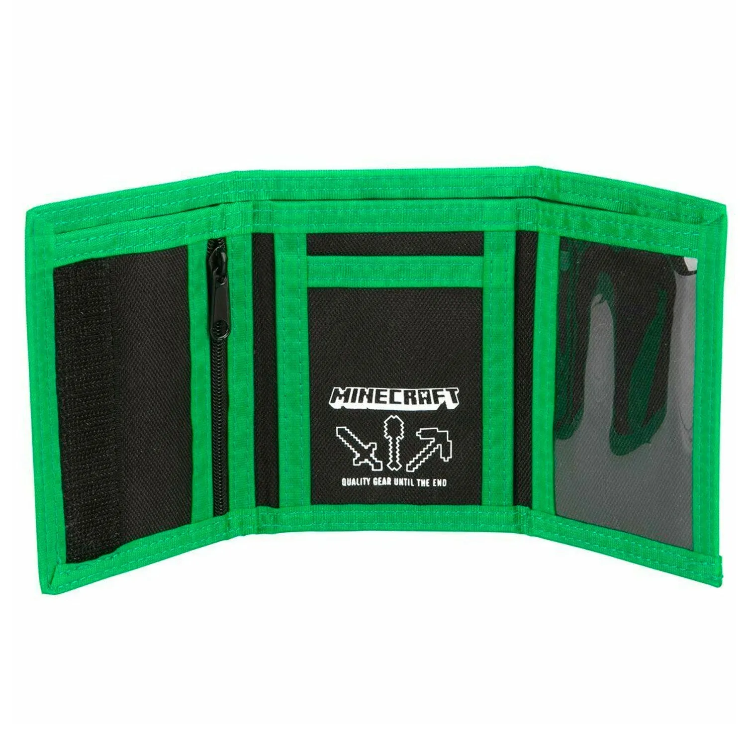 Minecraft Creeper Crowd Trifold Wallet