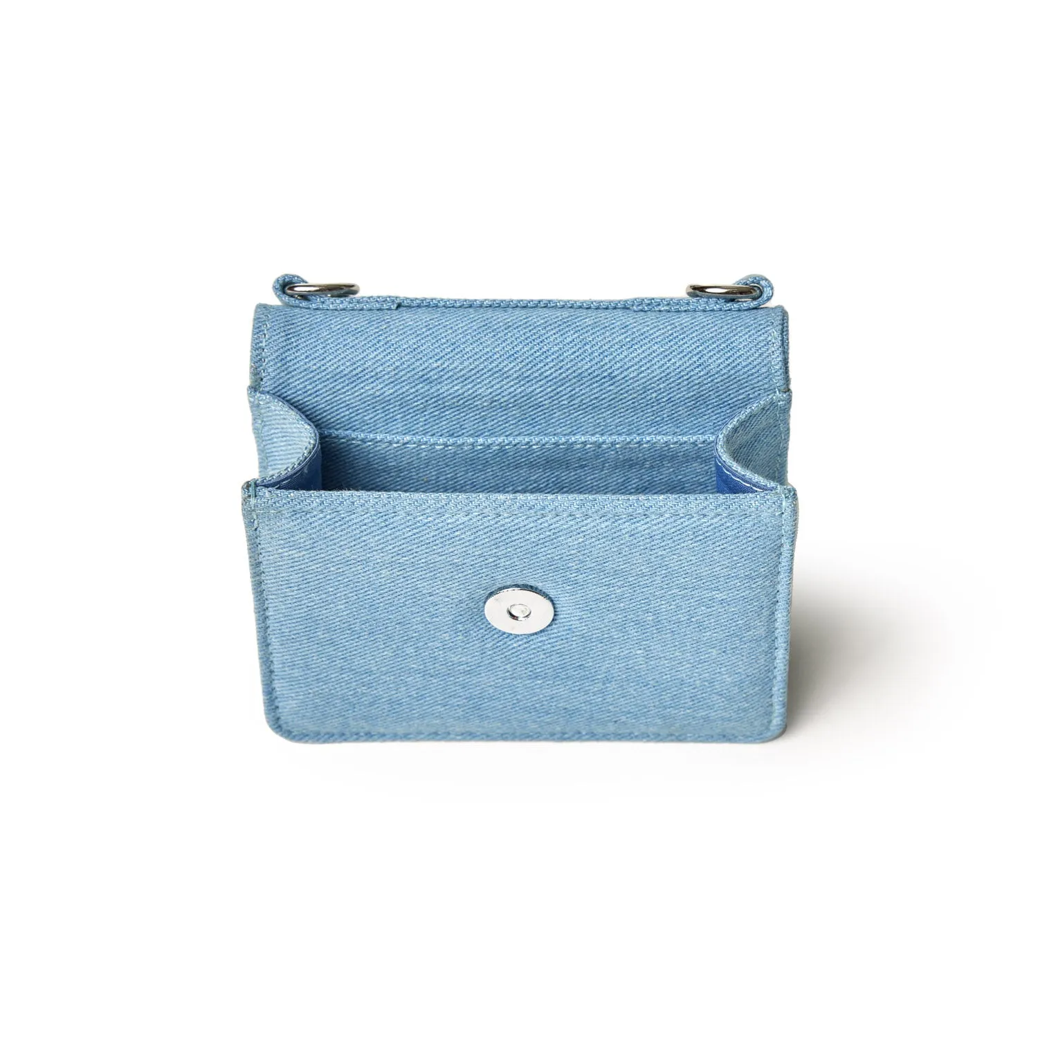 MINI DENIM SILVER WOC