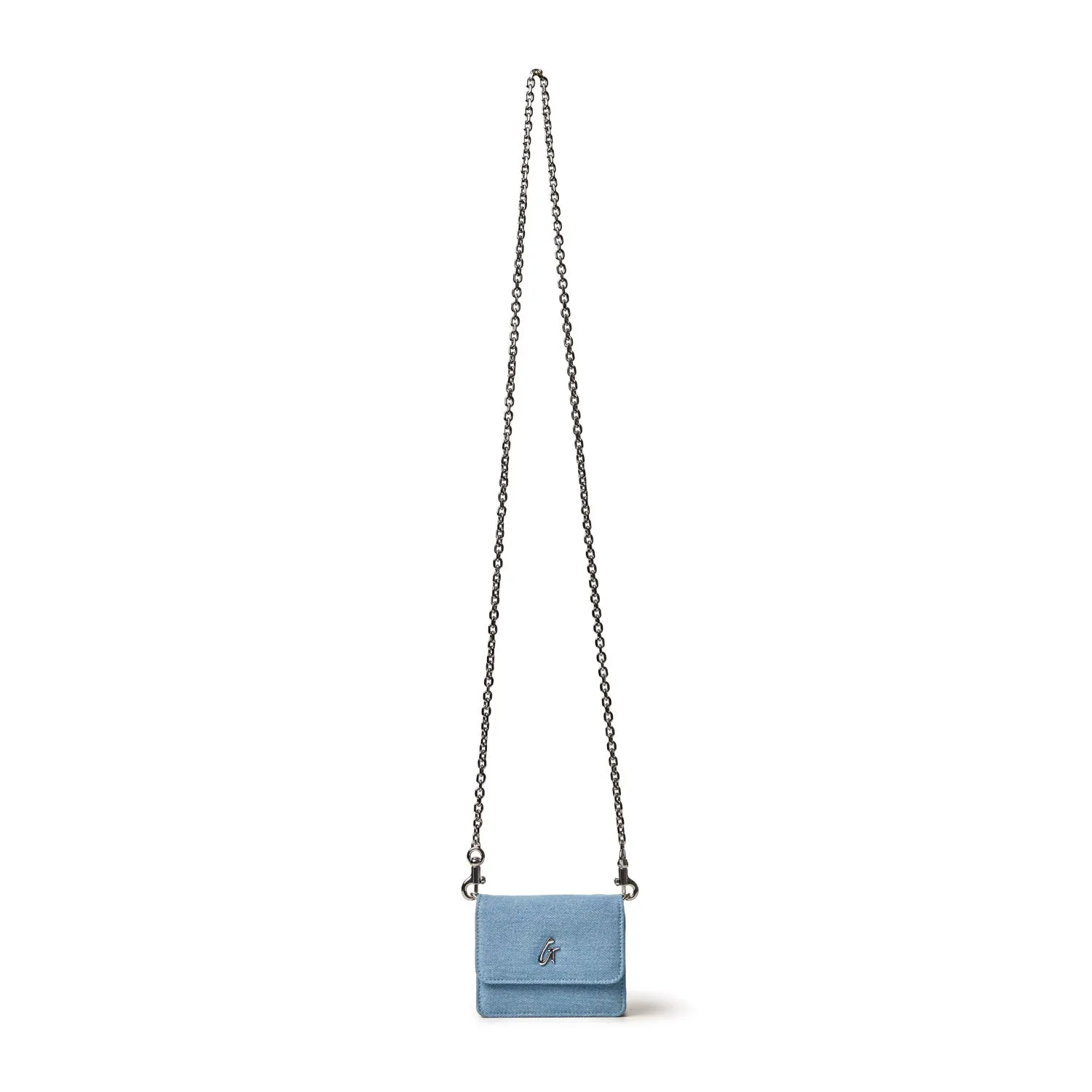 MINI DENIM SILVER WOC
