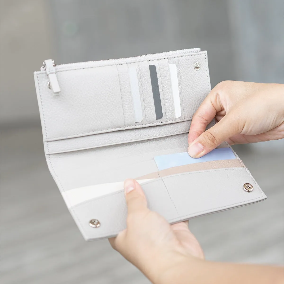 Monroe Long Leather Wallet