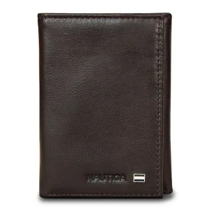 Nautica Mens Flag Trifold Wallet