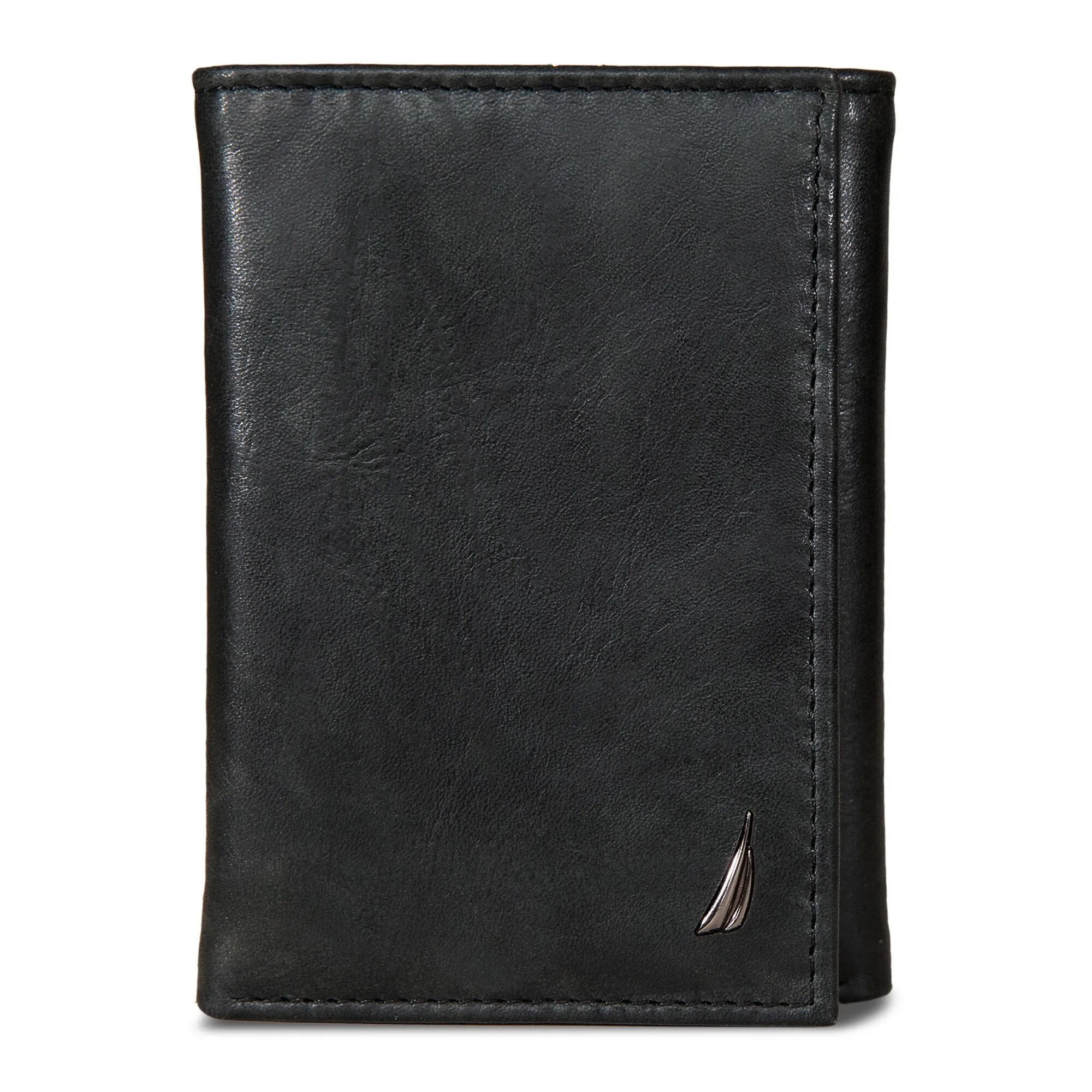 Nautica Mens Leather Trifold Wallet