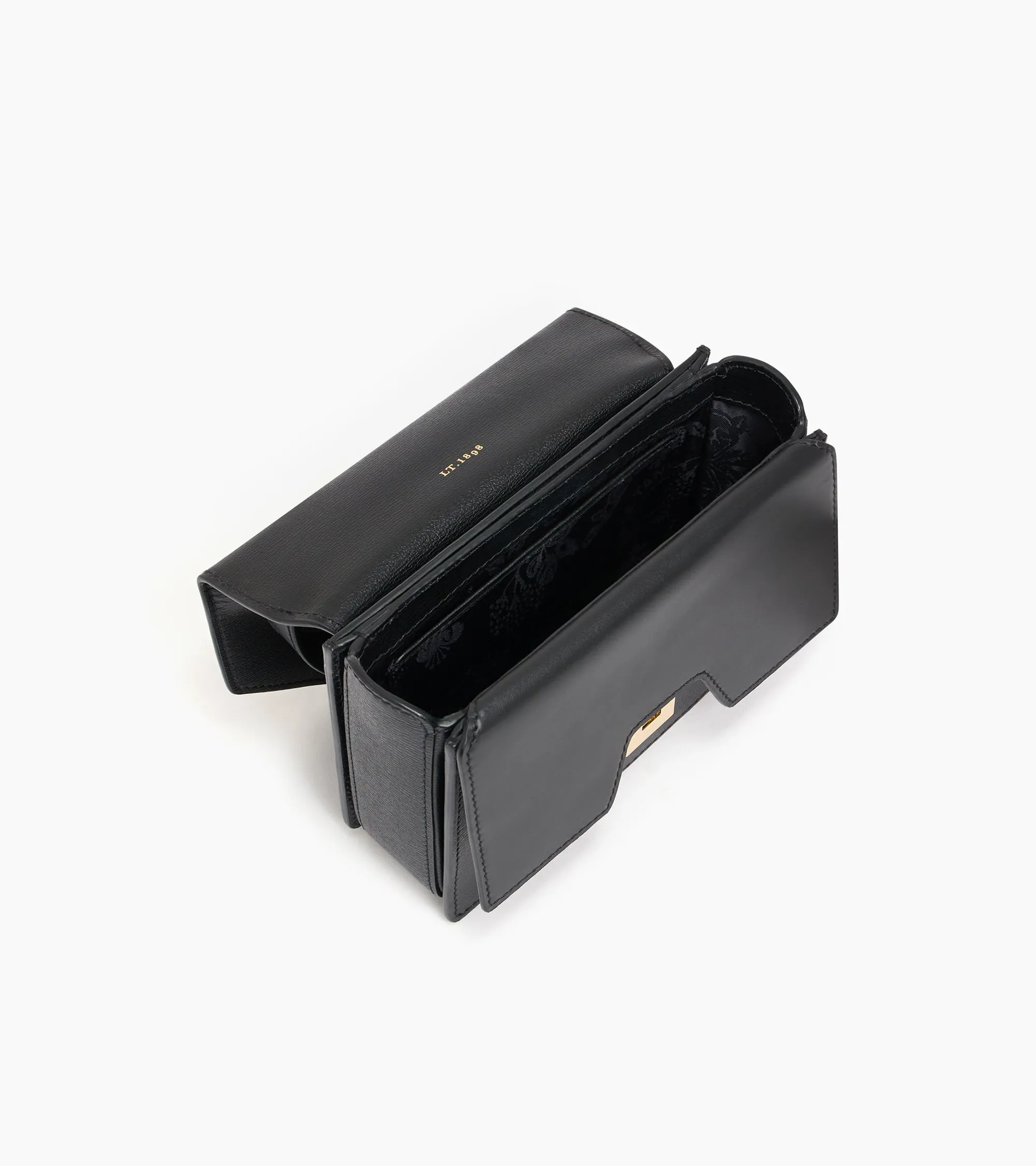 Naya mini shoulder bag in cork effect leather