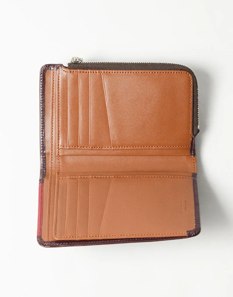 Notch Middle Zip Wallet No.223051