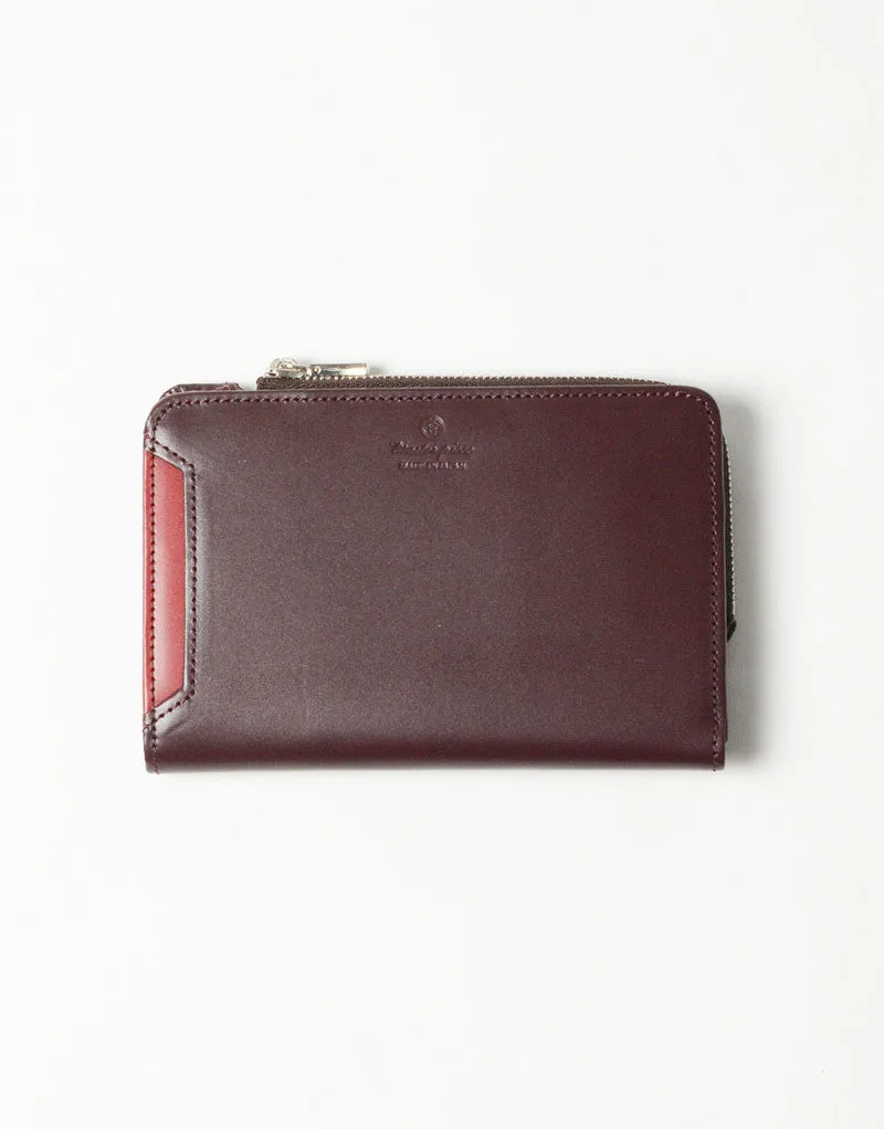Notch Middle Zip Wallet No.223051