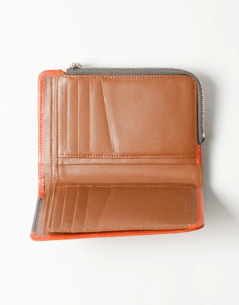 Notch Middle Zip Wallet No.223051