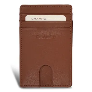 Onyx / Leather Access Card Case