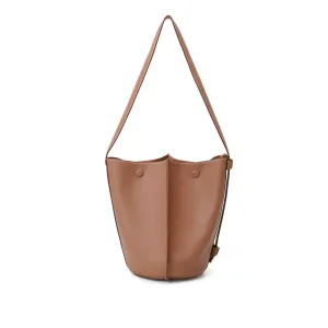 Orukami Flat Hook Convertible Bucket Tote Small - Caramel
