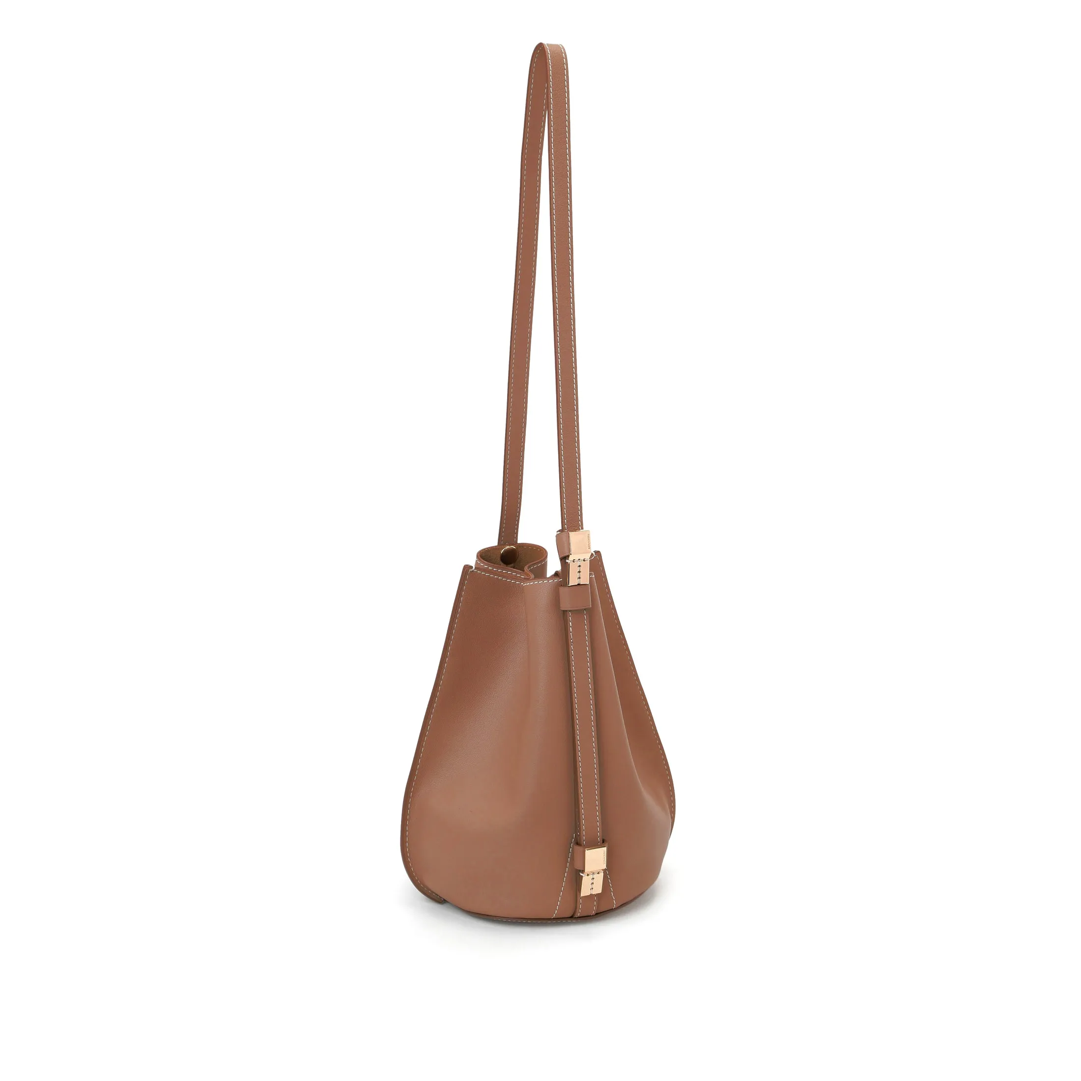 Orukami Flat Hook Convertible Bucket Tote Small - Caramel
