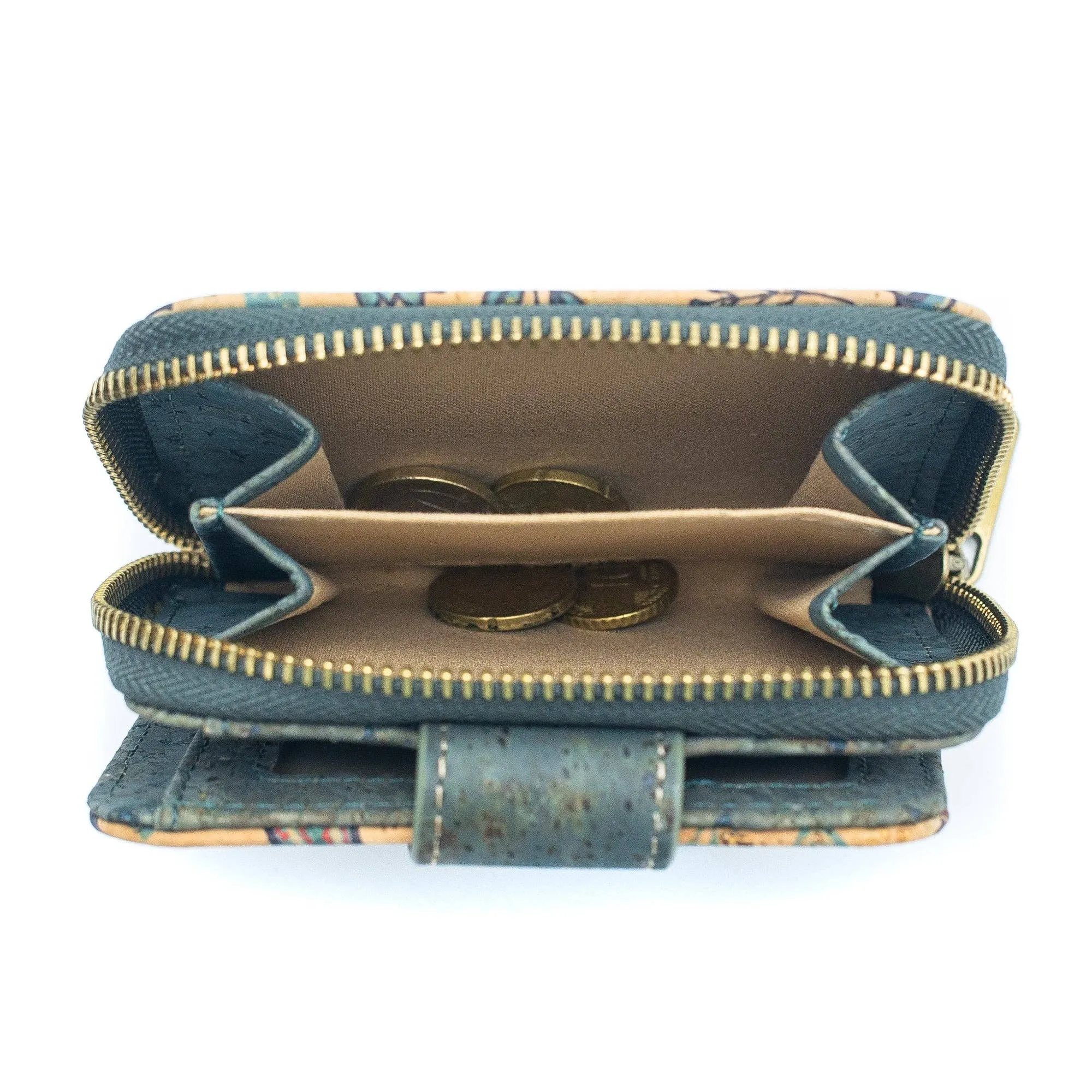 Pattern cork card wallet Cork Wallet BAG-2087