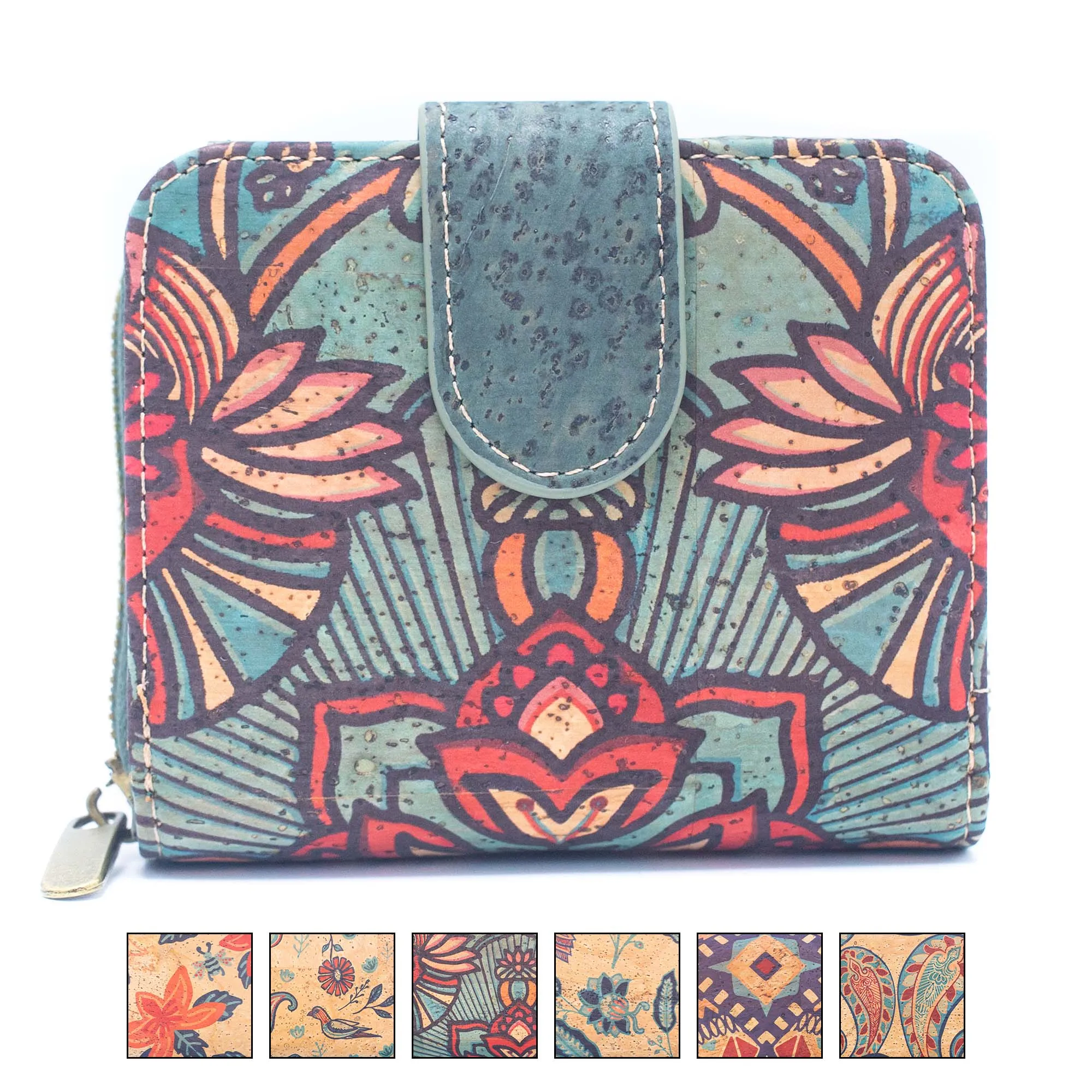 Pattern cork card wallet Cork Wallet BAG-2087