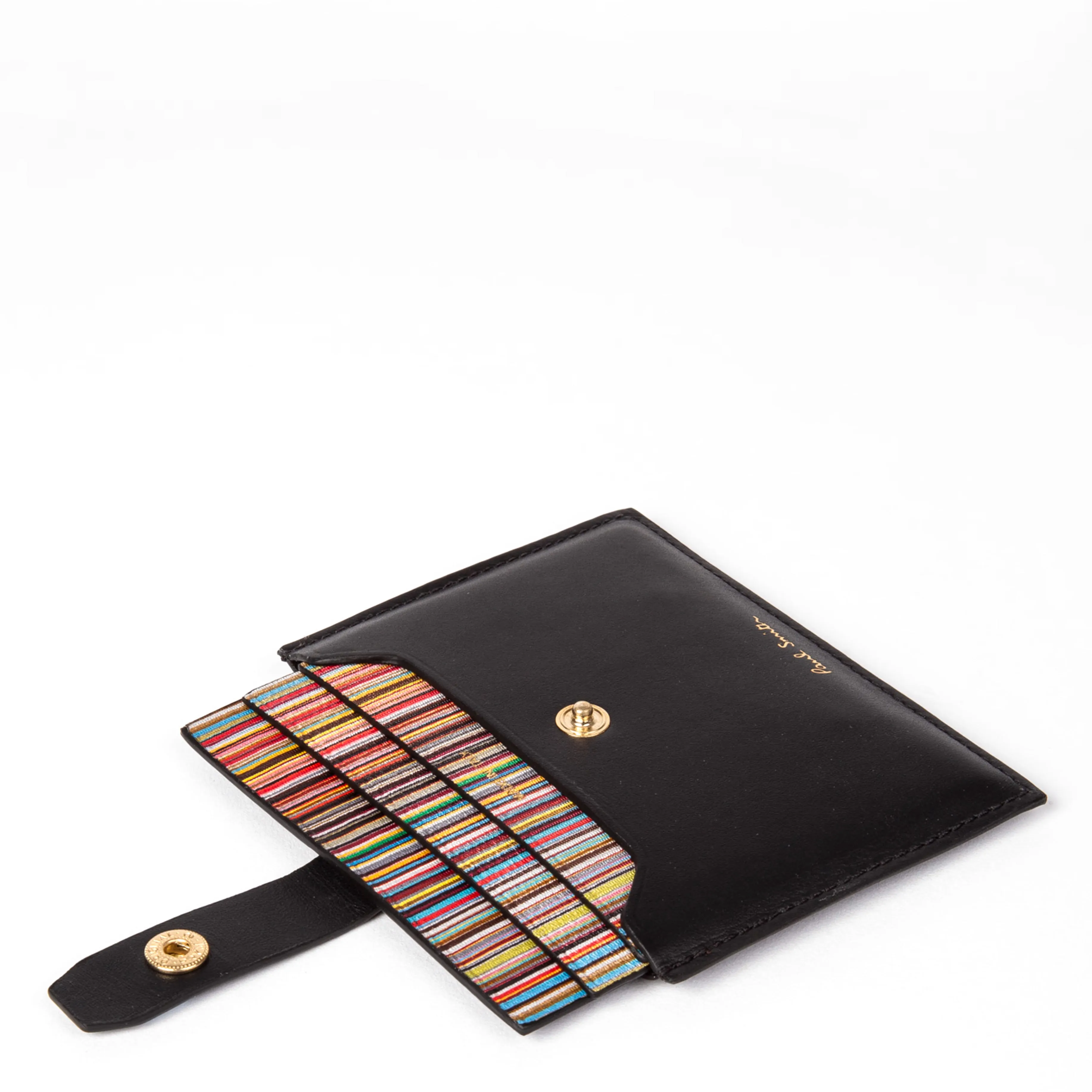 Paul Smith Credit Card Holder Leather Black