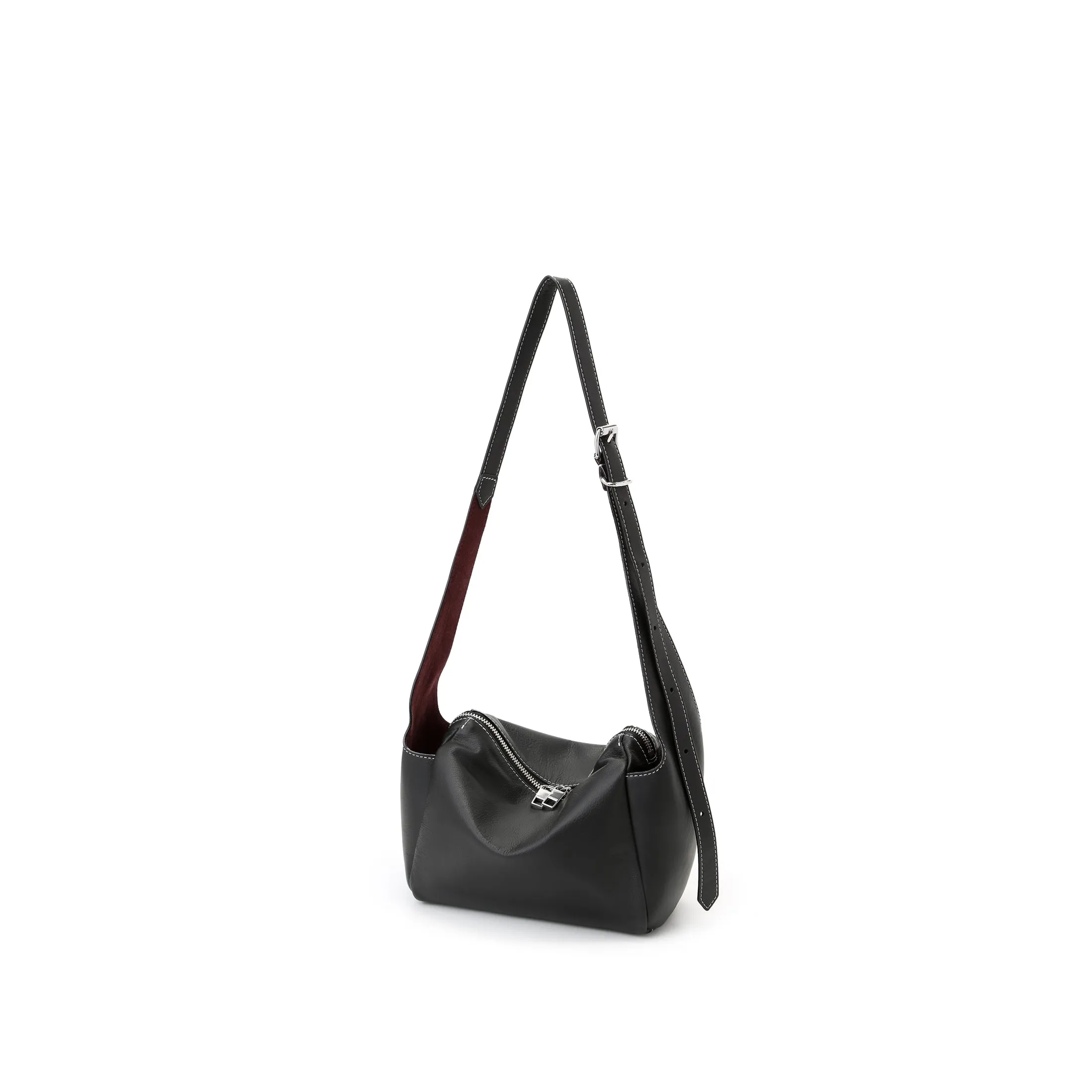 Petrichor Pockets Shoulder Bag Small - Black