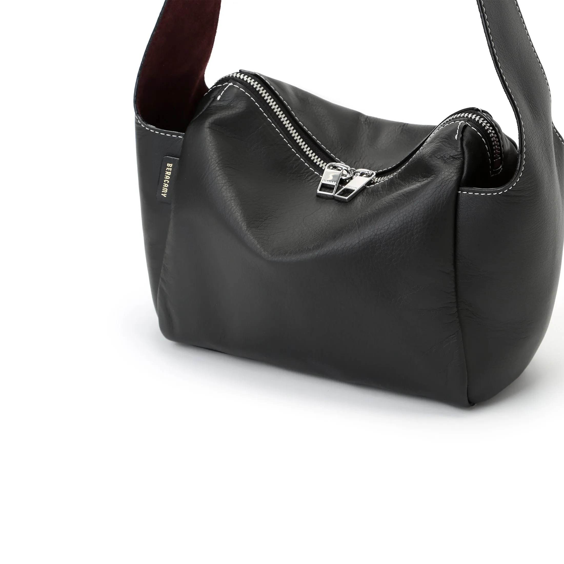 Petrichor Pockets Shoulder Bag Small - Black