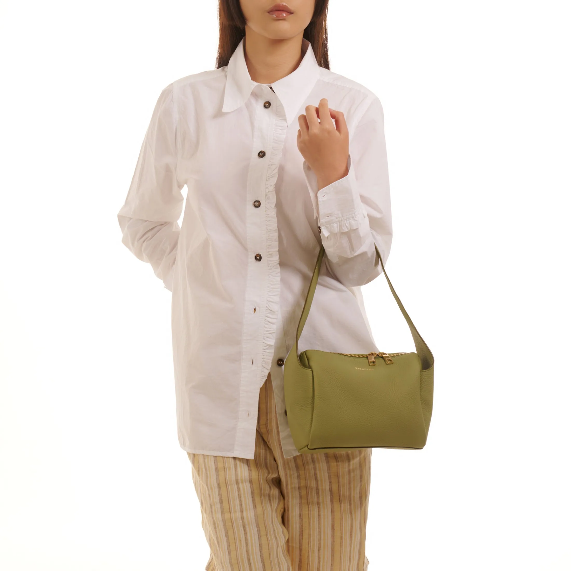 Petrichor Pockets Shoulder Bag Small - Black