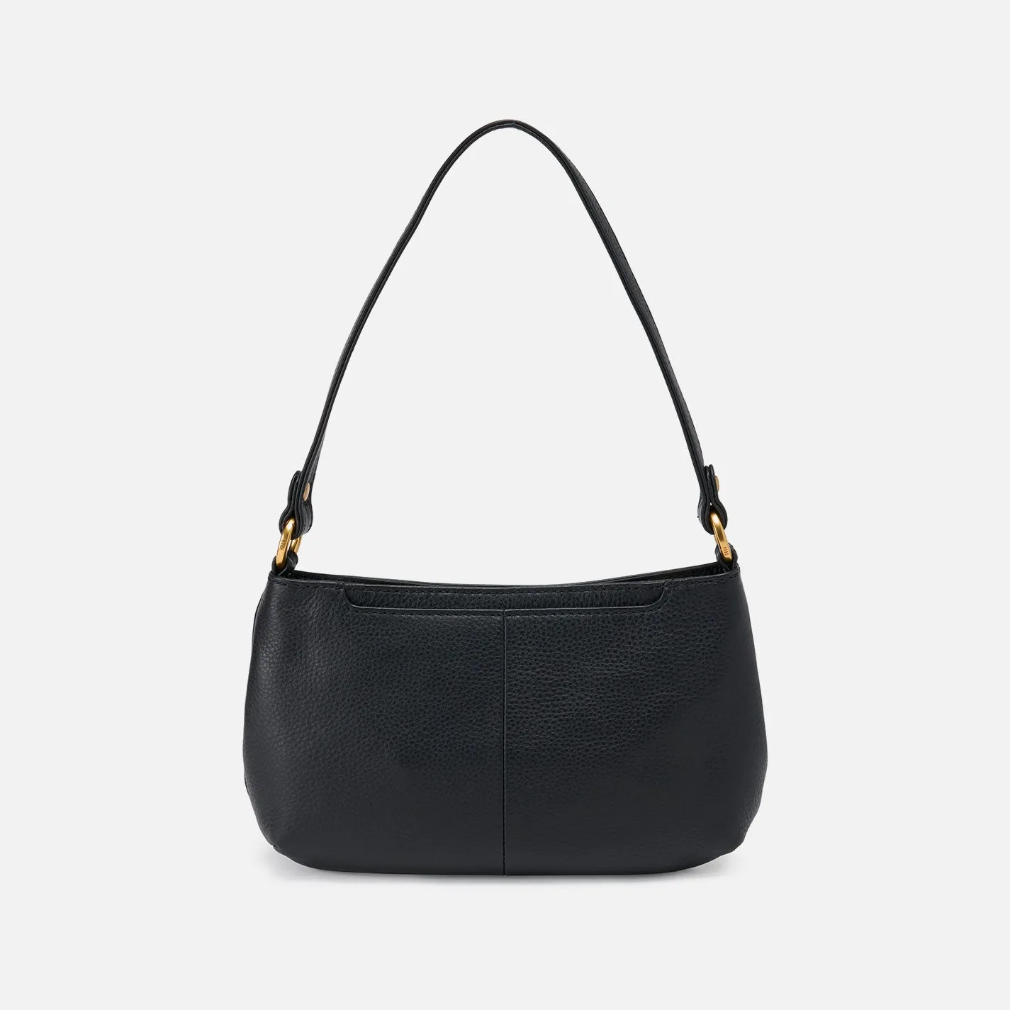 Pier Baguette In Pebbled Leather - Black