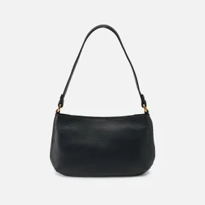 Pier Baguette In Pebbled Leather - Black