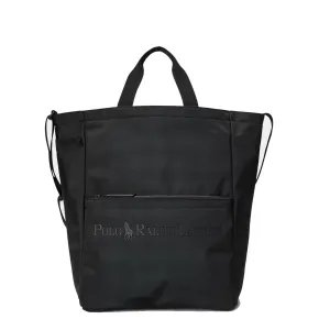 Polo Ralph Lauren Tonal Logo Tote Black