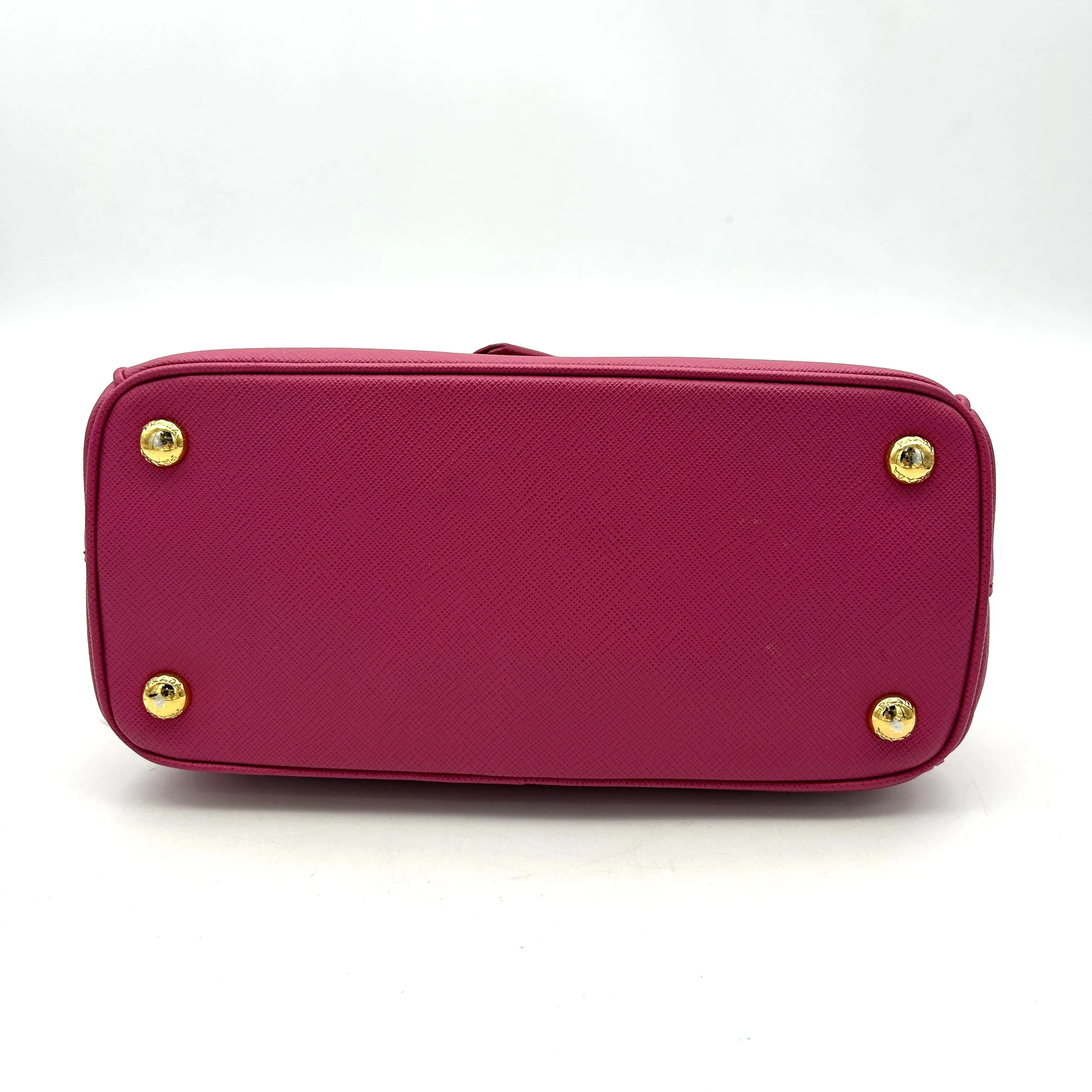 Prada Saffiano Leather Galleria Double Zip - Pink Totes, Handbags LA7897