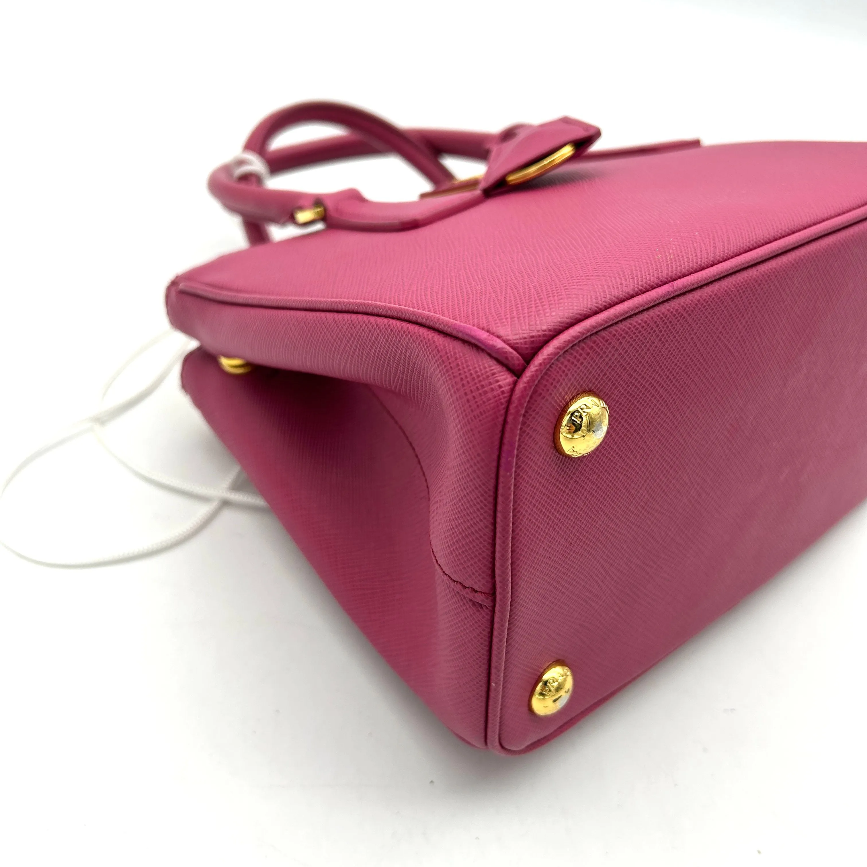 Prada Saffiano Leather Galleria Double Zip - Pink Totes, Handbags LA7897