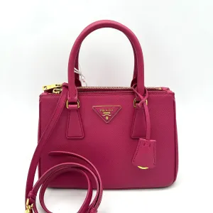 Prada Saffiano Leather Galleria Double Zip - Pink Totes, Handbags LA7897