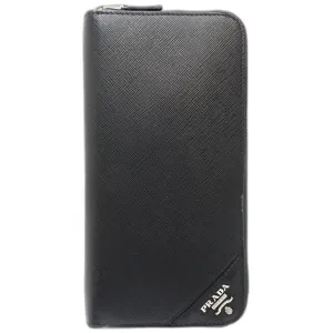 Prada  Saffiano Long Wallet (Bi-Fold) (Pre-Owned)