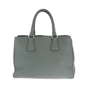 PRADA Shoulder Bag BN2579 leather gray Vitterodino logo