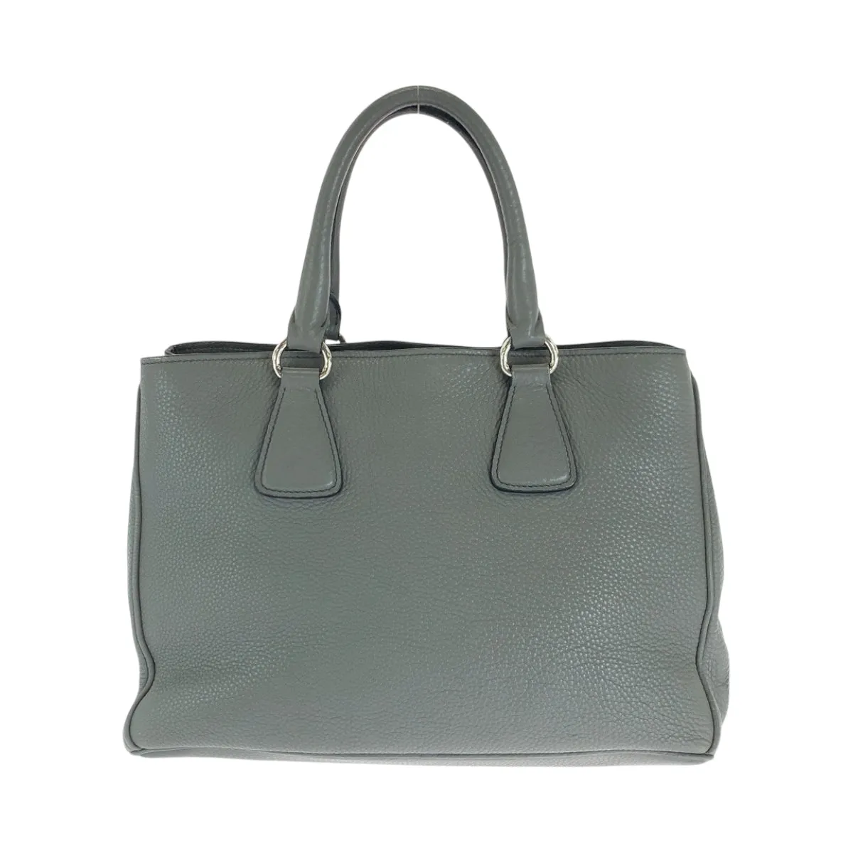 PRADA Shoulder Bag BN2579 leather gray Vitterodino logo