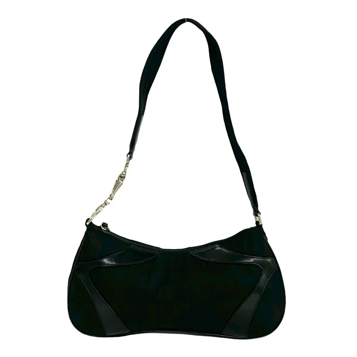 PRADA Shoulder Bag leather black