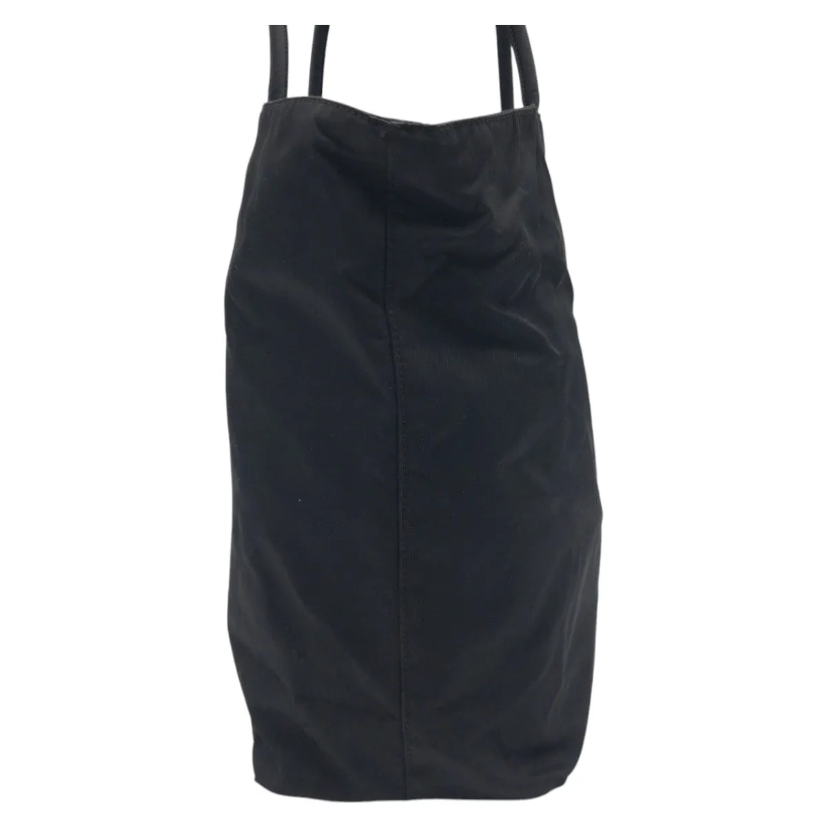 PRADA Tote Bag Nylon Black black Tote Bag Shoulder Bag Unisex Test Triangular logo Women Used