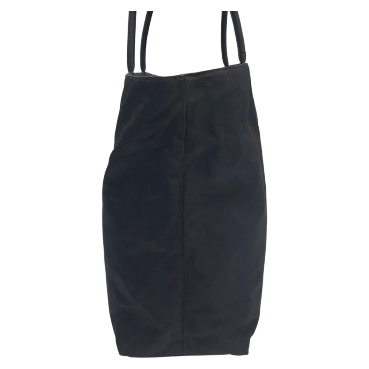 PRADA Tote Bag Nylon Black black Tote Bag Shoulder Bag Unisex Test Triangular logo Women Used